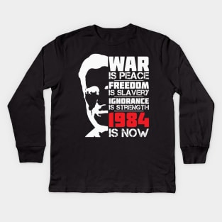 War Is Peace George Orwell 1984 Kids Long Sleeve T-Shirt